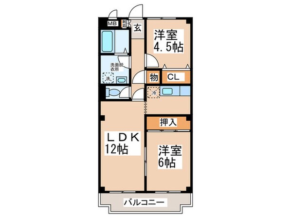 エヌパラッツオの物件間取画像